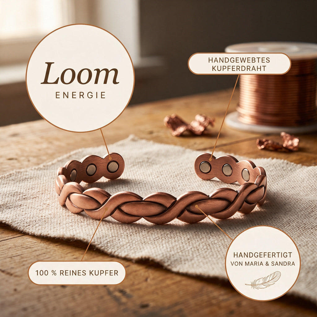 Alina's Loom Kupferarmband