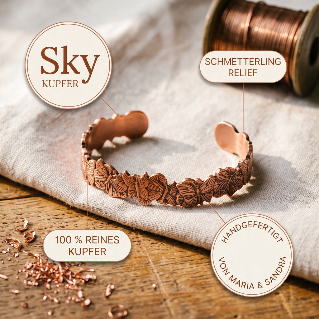 Alina's Sky Kupferarmband