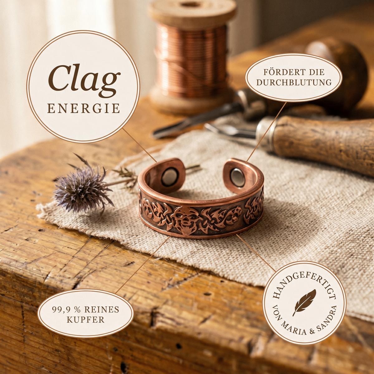Alina's Clag Kupferring