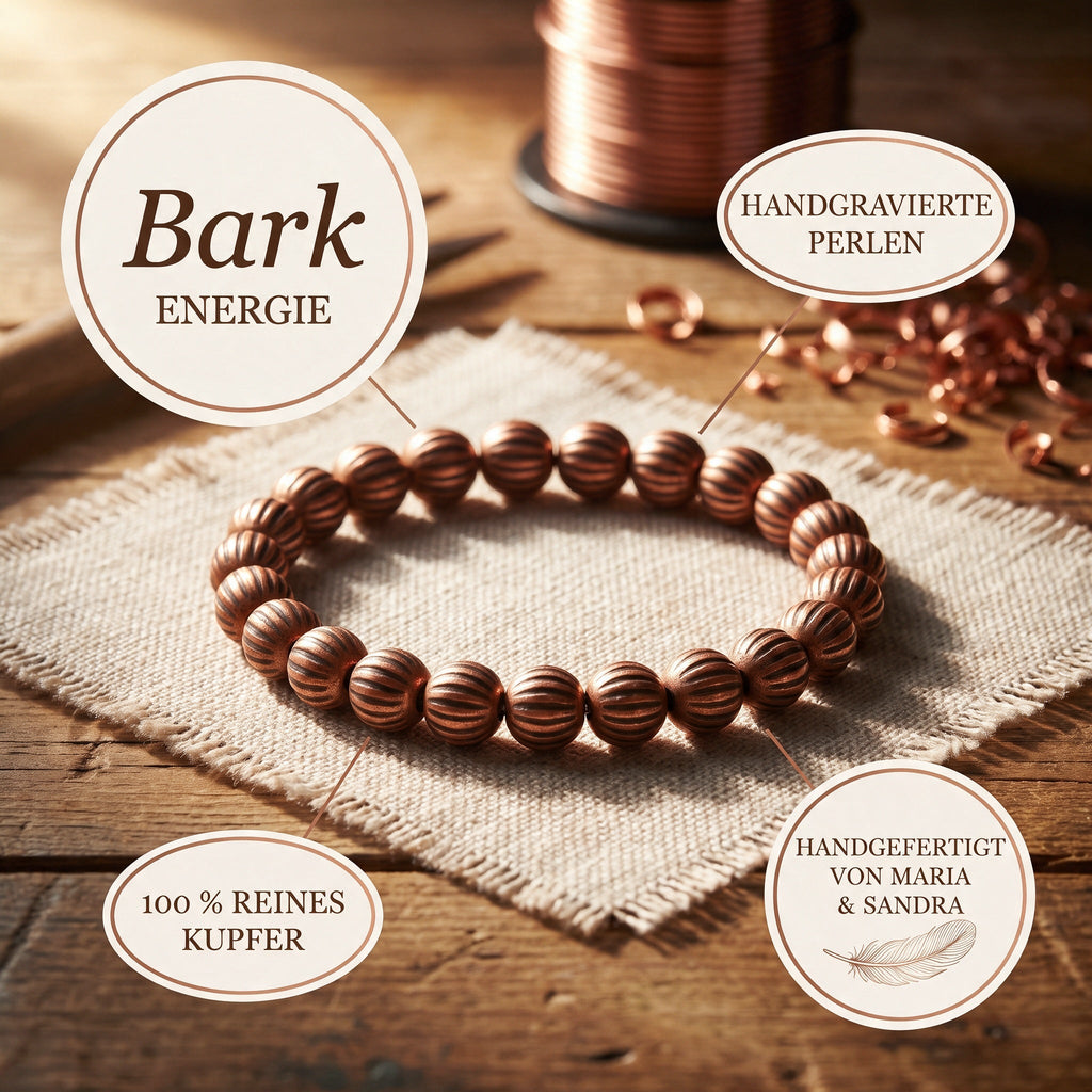 Alina's  Bark Kupferarmband