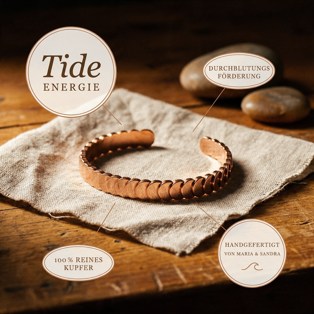 Alina's Tide Kupferarmband