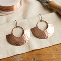 Alina's Sol Kupferohrringe