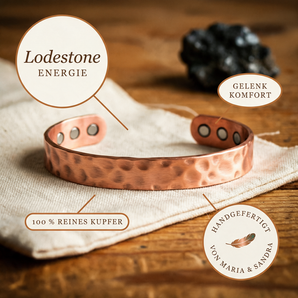 Alina's Lodestone Kupferarmband