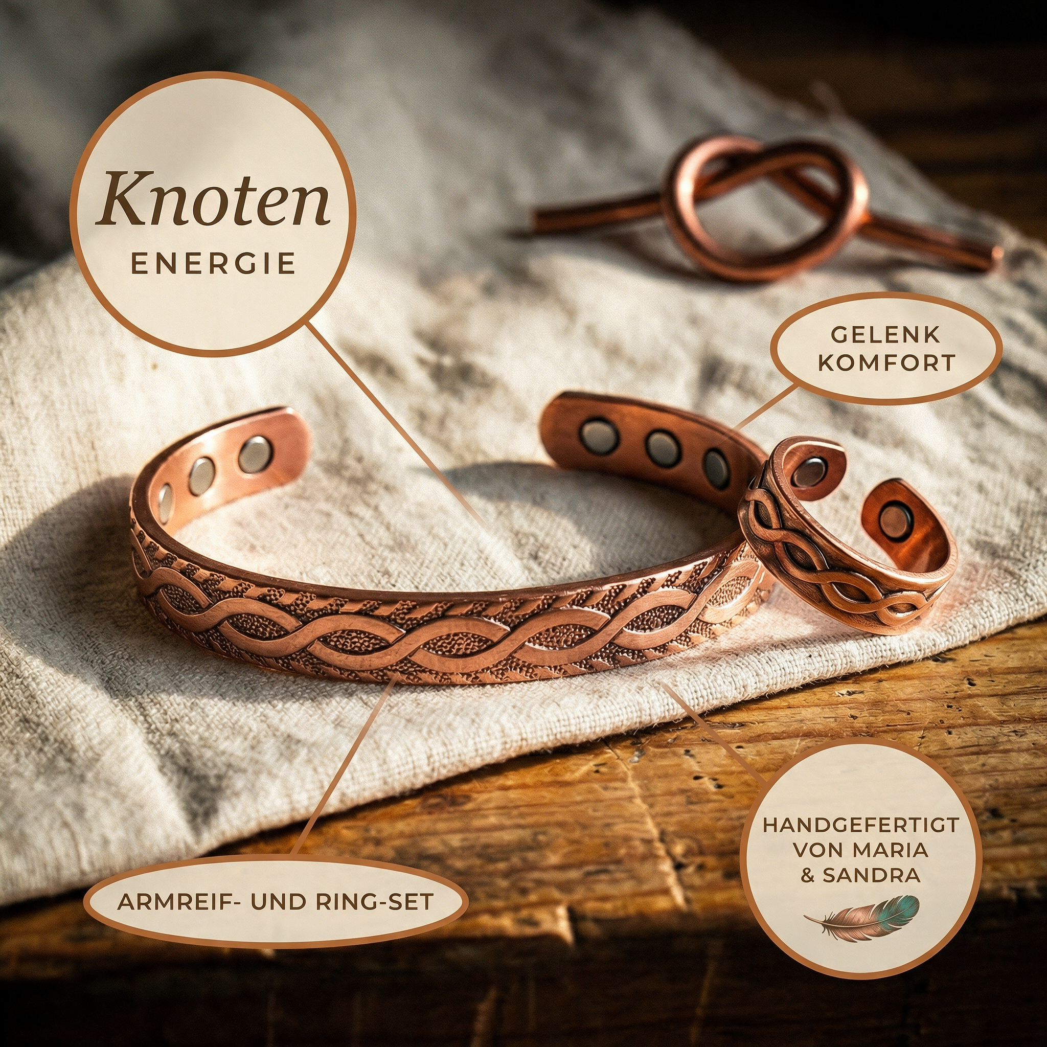Alina's Knot Kupfer-Set