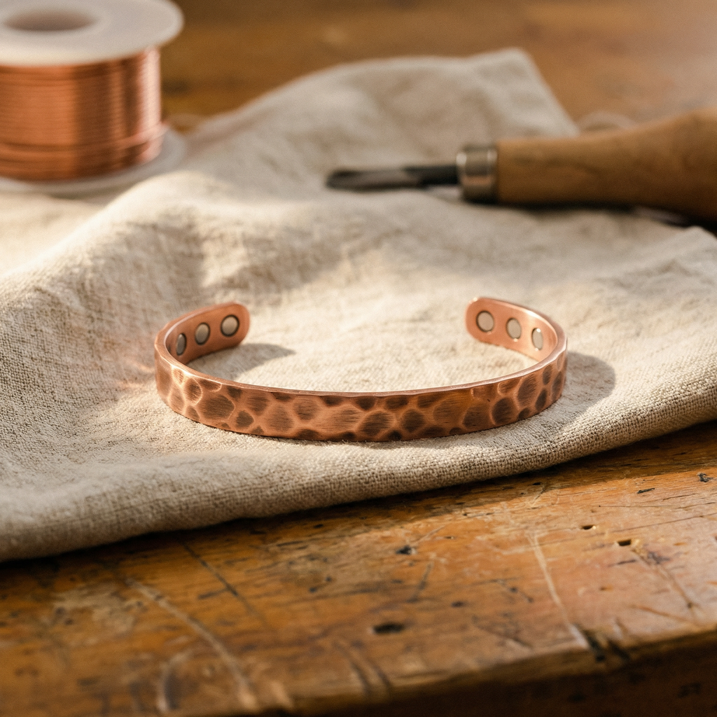 Alina's Furrow Kupferarmband