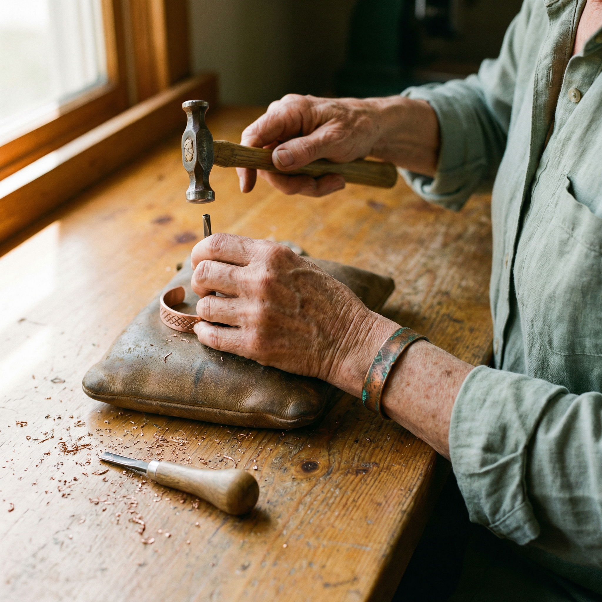 Alina's Grid Kupferring