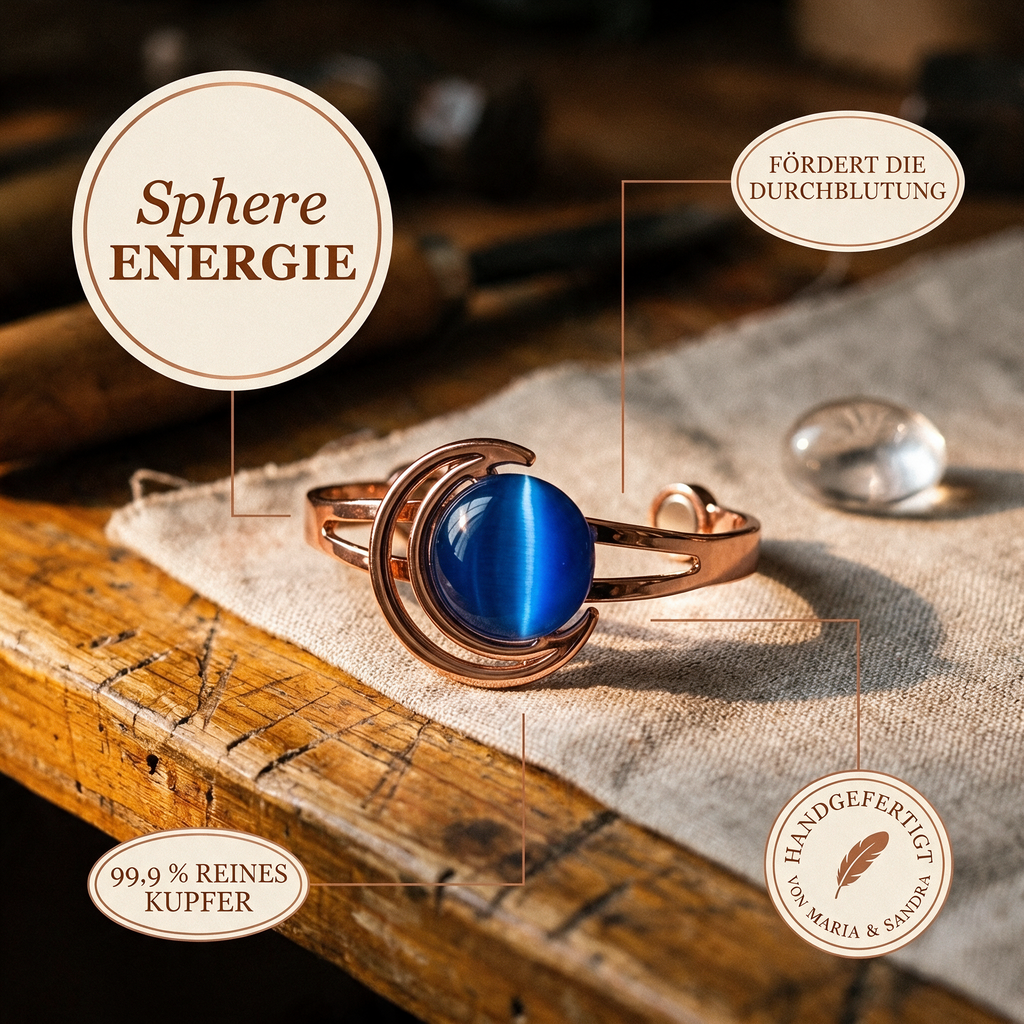 Alina's Sphere Kupferarmband