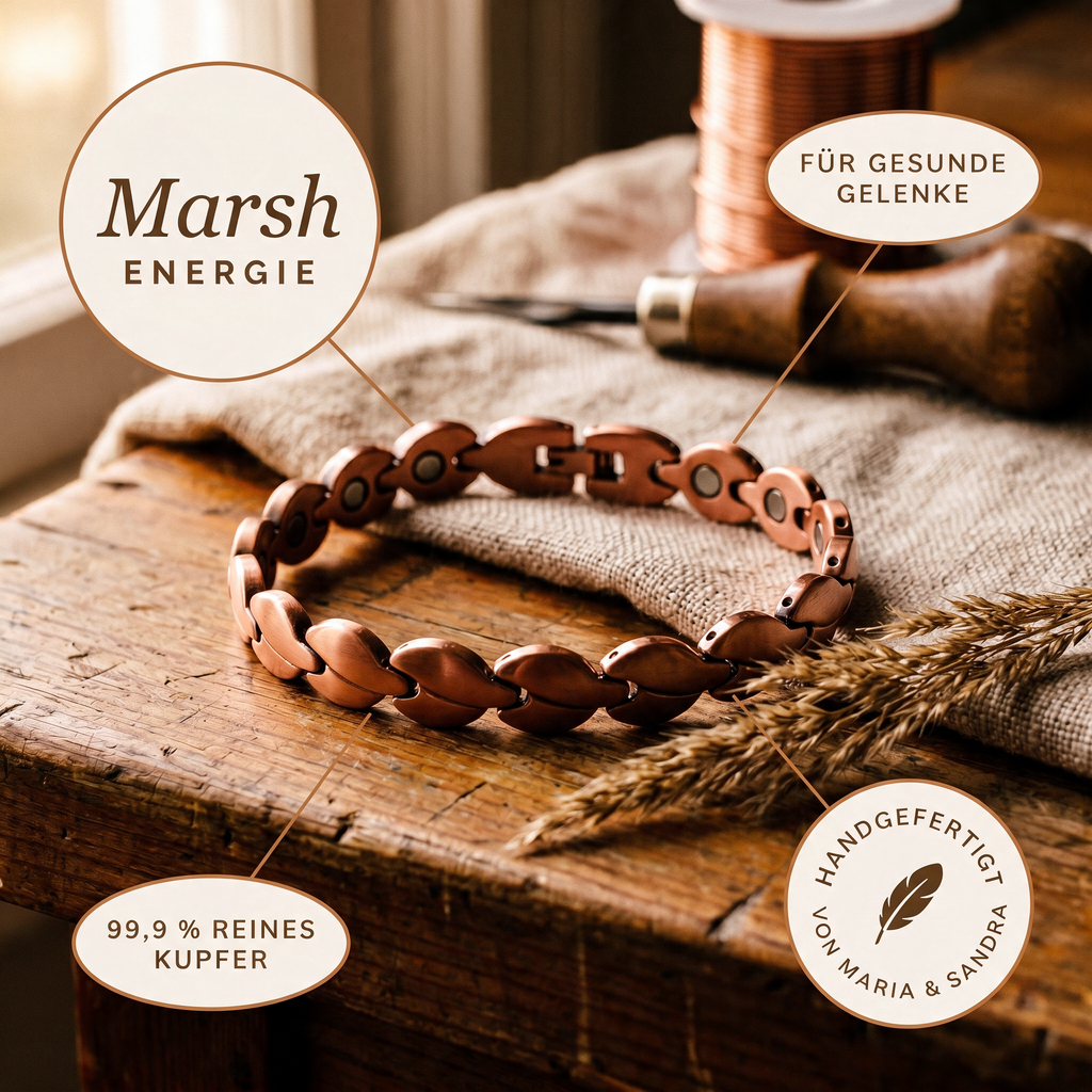 Alina's Marsh Kupfer-Fußkettchen