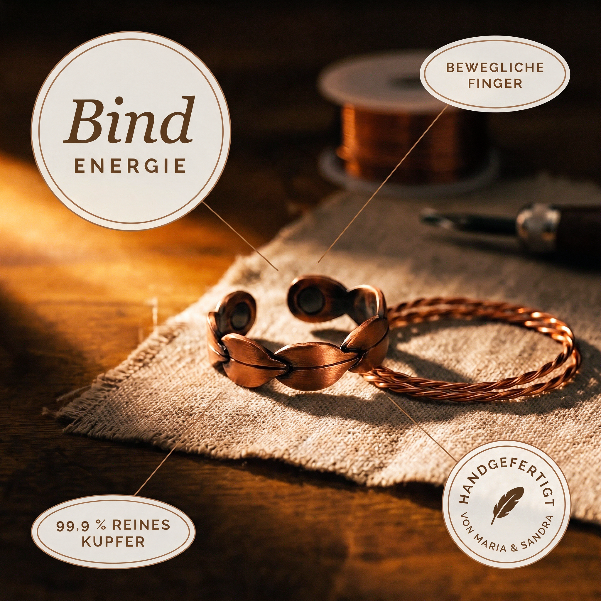 Alina's Bind Kupferring