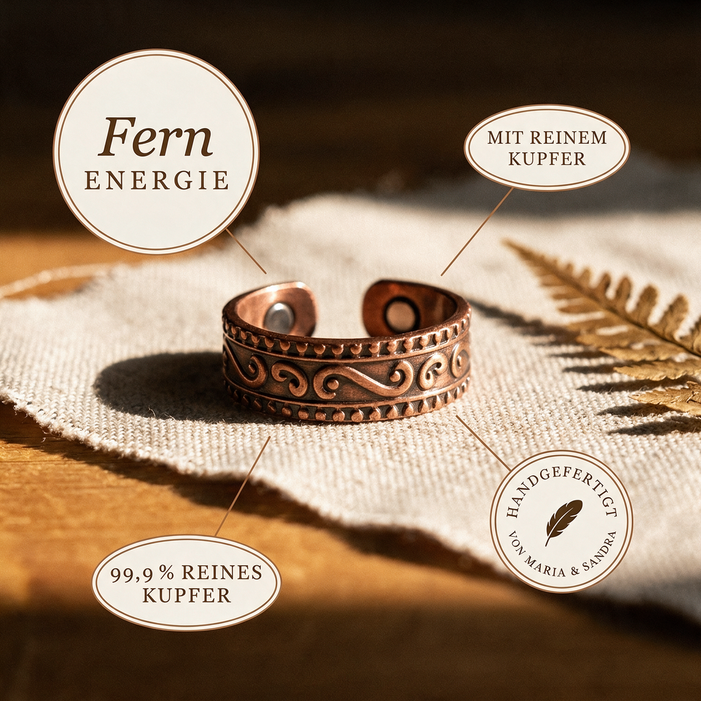 Alina's Fern Kupferring