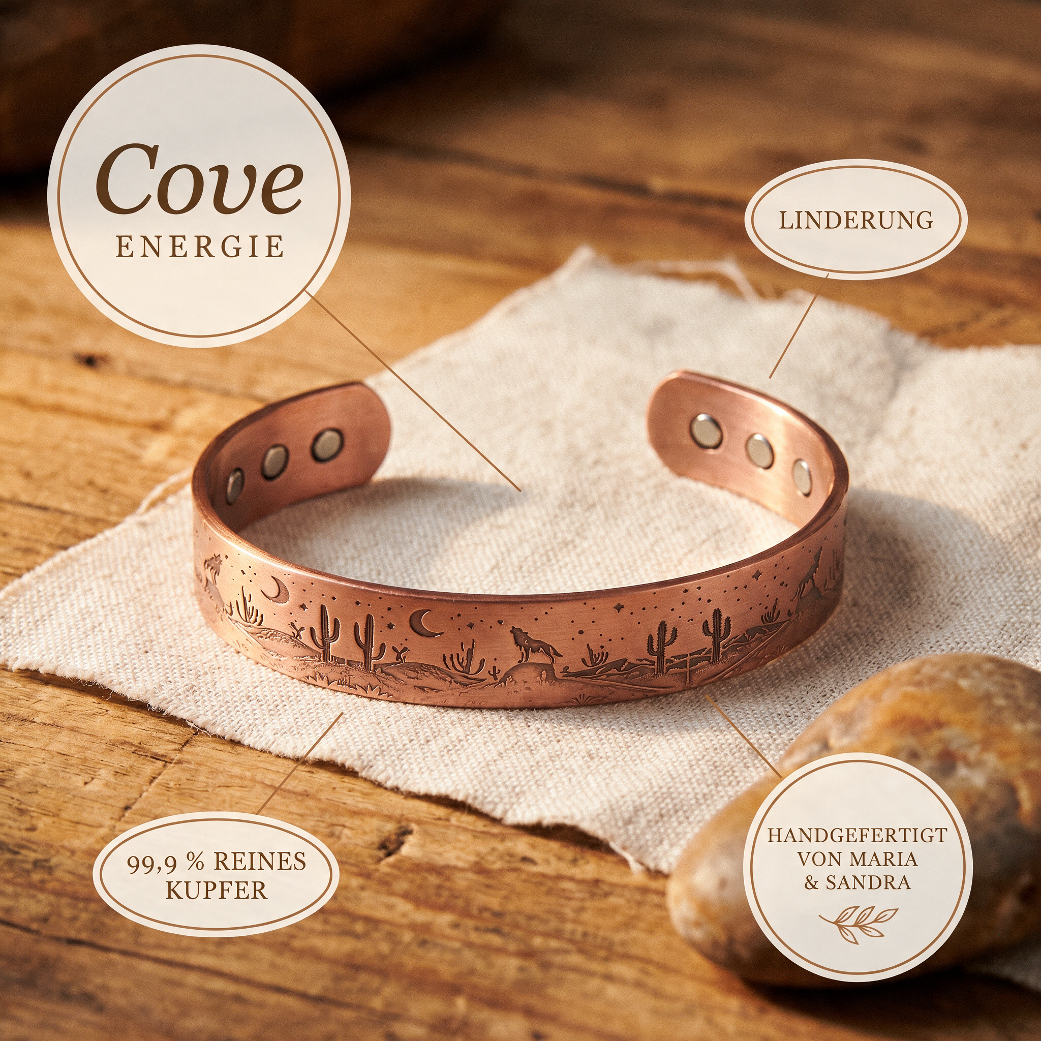 Alina's Cove Kupferarmband