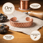 Alina's Ore Herren-Kupferarmband
