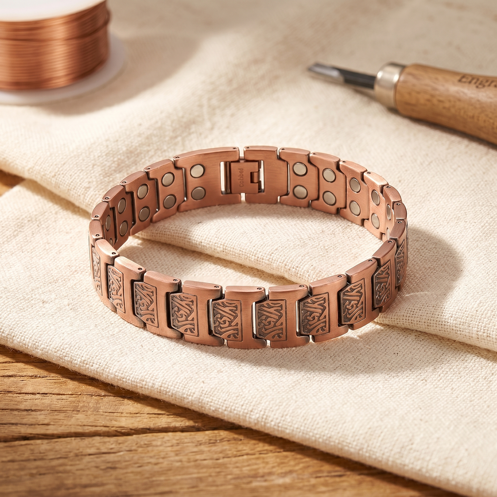 Alina's Glen Herren-Kupferarmband