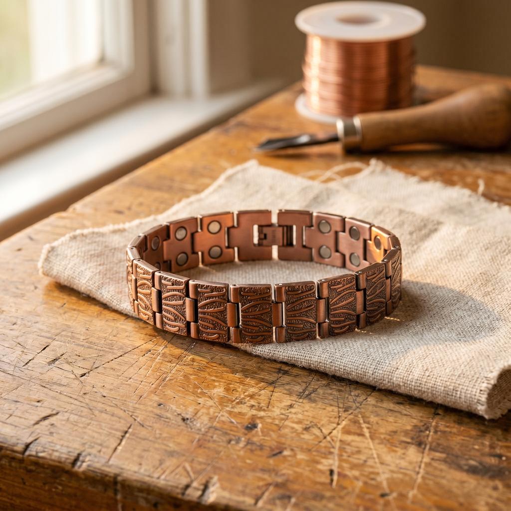 Alina's Grit Herren-Kupferarmband
