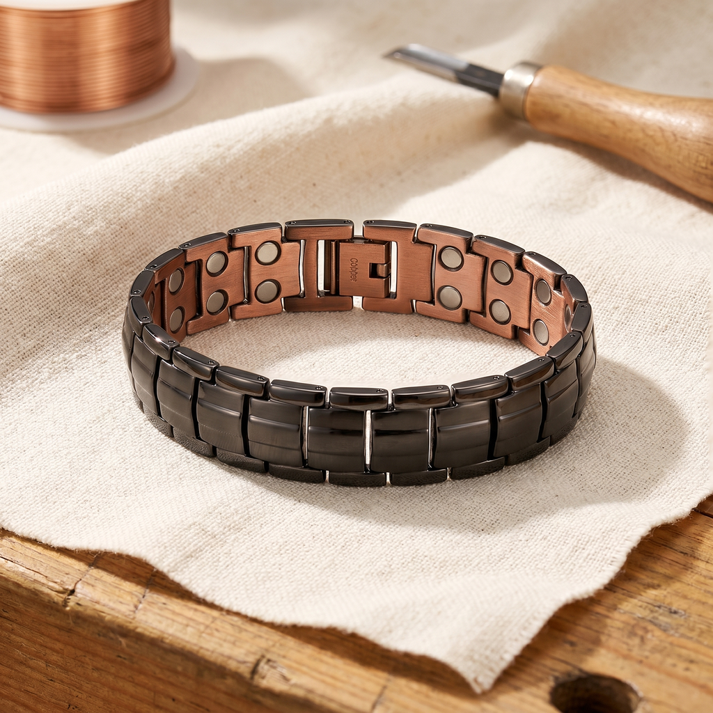 Alina's Ochre Herren-Kupferarmband