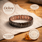 Alina's Ochre Herren-Kupferarmband
