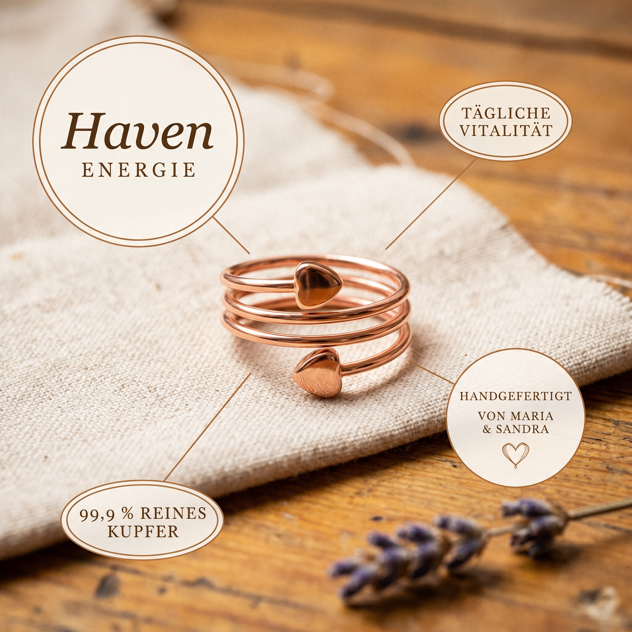 Alina's Haven Kupferring