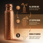 Alina's Reine Kupfer-Trinkflasche