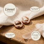 Alina's Linnet Kupfer-Creolen