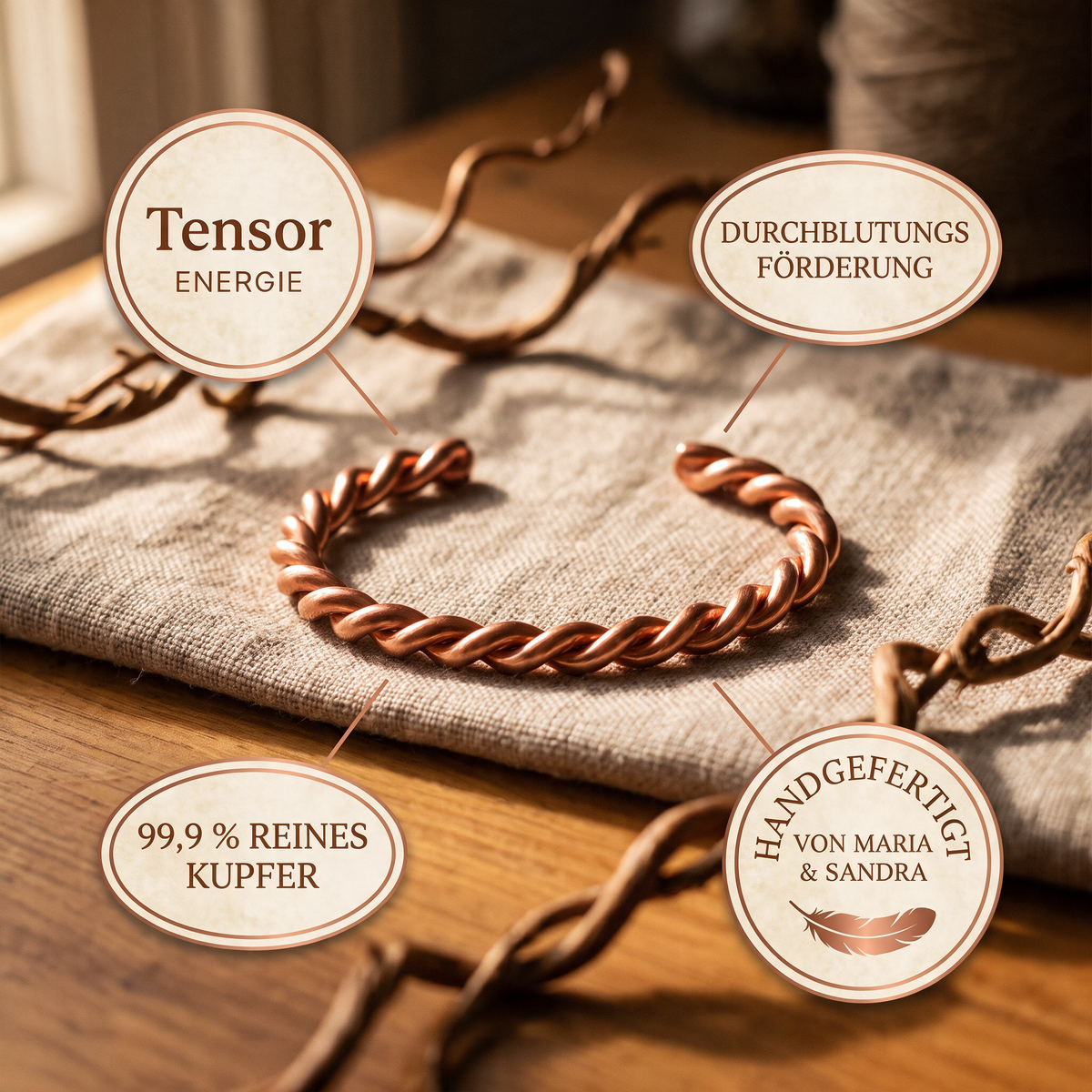 Alina's Tensor Kupferarmband