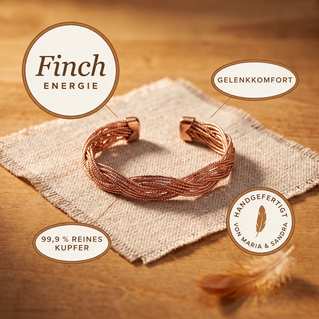 Alina's Finch Kupferarmband