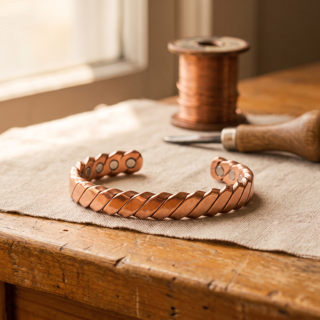 Alina's Moss Kupferarmband