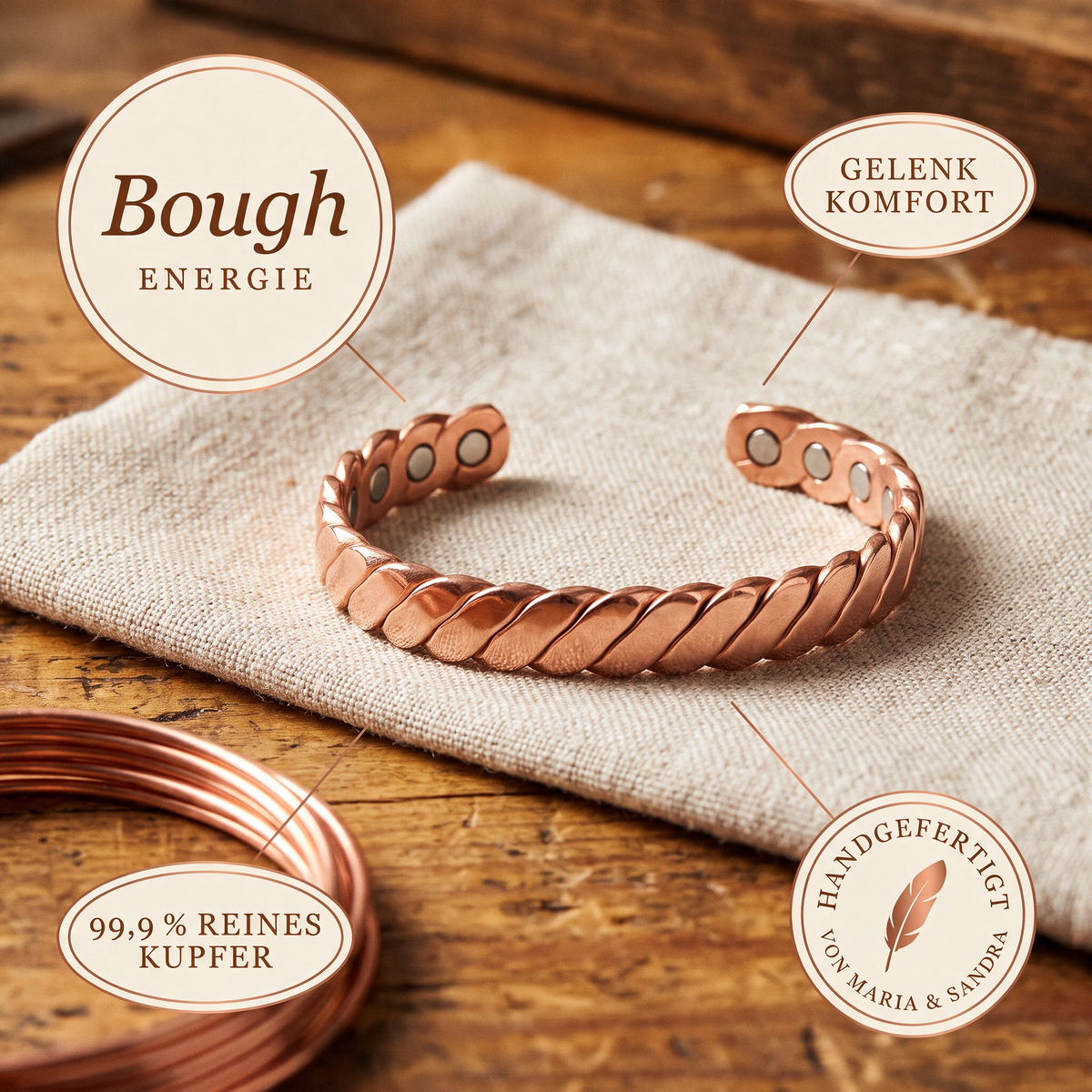 Alina's Bough Kupferarmband