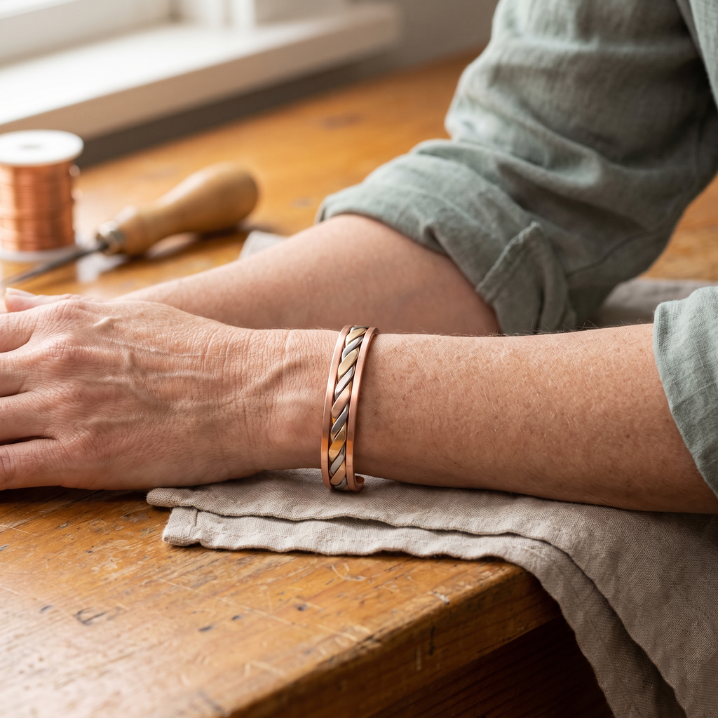 Alina's Bud Kupferarmband