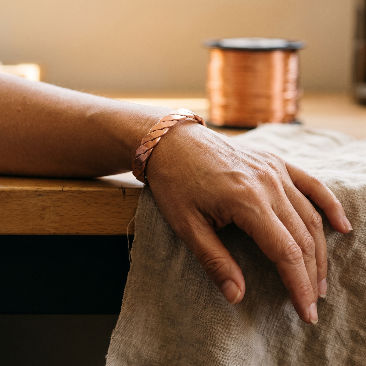 Alina's Reed Kupferarmband