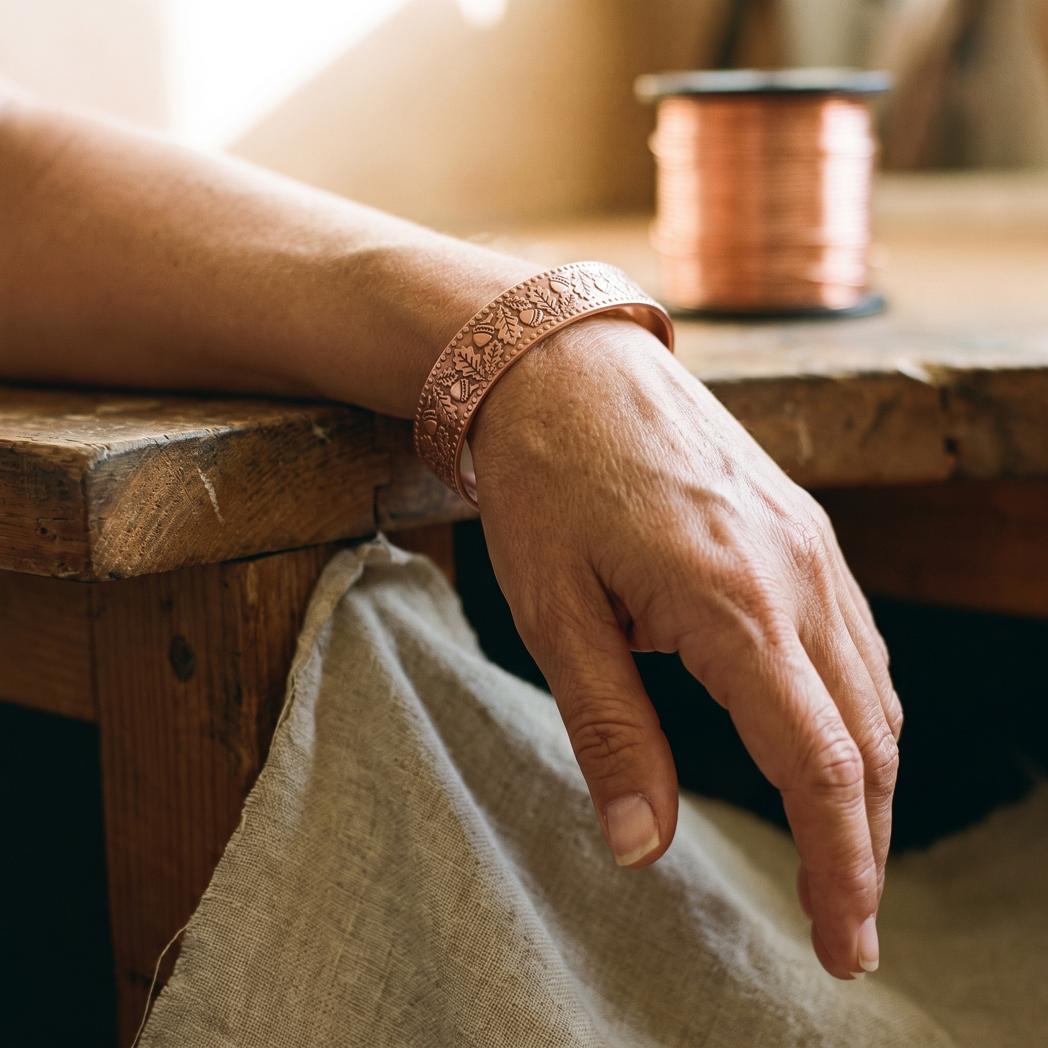 Alina's Timber Kupferarmband