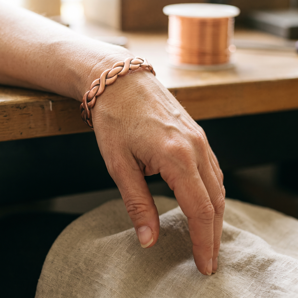 Alina's Loom Kupferarmband